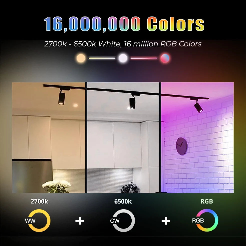 Tuya WiFi GU10 bombilla LED inteligente Bluetooth GU10 lámparas regulables aplicación Smart Life Control bombilla de foco funciona con Alexa Google