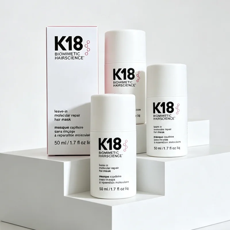 Mascarilla Capilar Reparadora Molecular K18 Sin Enjuague, Tratamiento de Queratina Acondicionador Profundo, Suaviza el Cabello, Cuidado Capilar Saludable 50ml 150ml