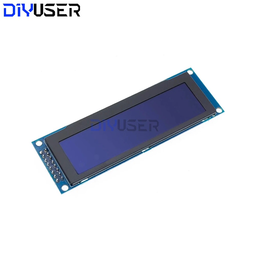 Módulo de pantalla OLED de 3,12 pulgadas SSD1322 256x64 para STM32 Raspberry Pi, interfaz SPI I2C con cabezal de pines pre-soldado