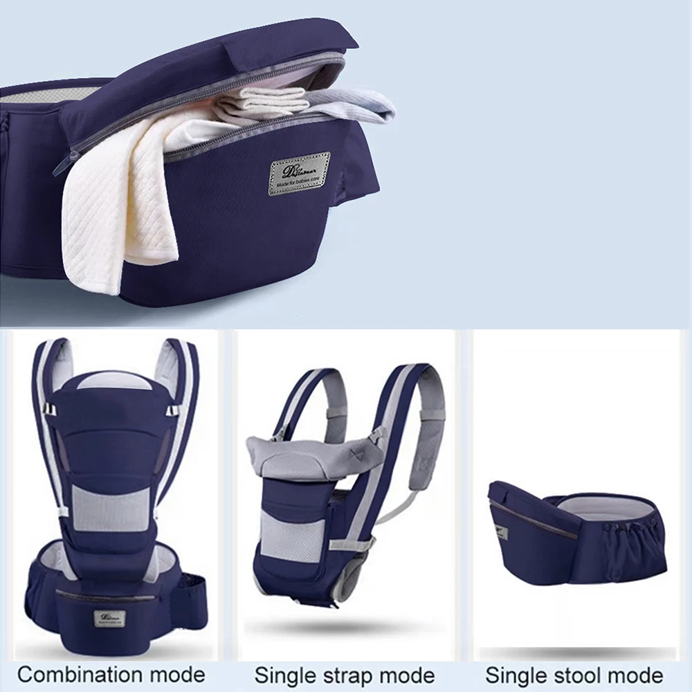 Mochila portabebés ergonómica para recién nacido, portabebés frontal, canguro ergonómico, cabestrillo de viaje