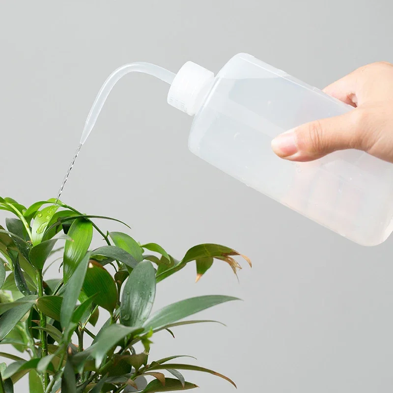 Tetera para vertido de pico de agua, herramienta para plantas suculentas, regadera de flores, botellas exprimibles con herramientas de jardinería, 150/250/500mL