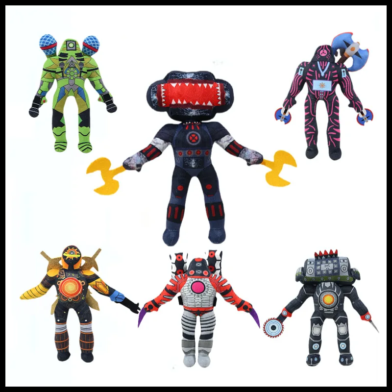 Skibidi Toilet Bosses Titan TV Man Cameraman juguetes de peluche para fanáticos y amigos bellamente muñecos de peluche regalo de Navidad