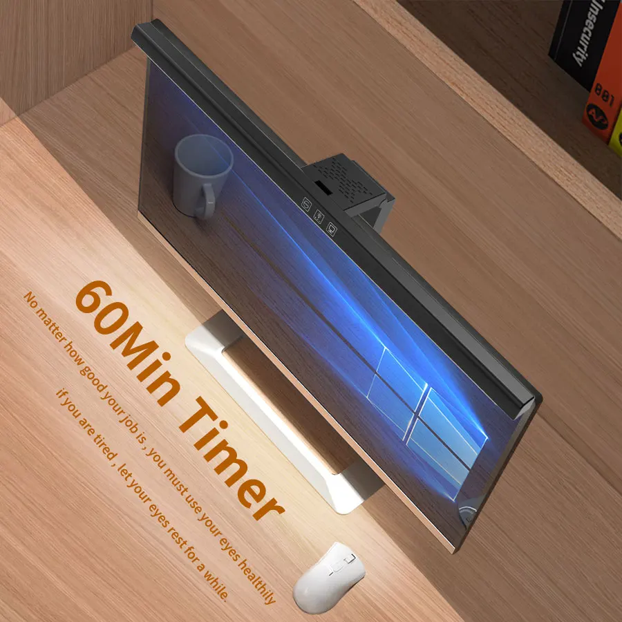 Barra de luz para Monitor de ordenador, luces colgantes de pantalla, atenuación continua, lámpara de escritorio USB para estudio, luz de lectura, lámpara de Monitor de mesa, 50cm