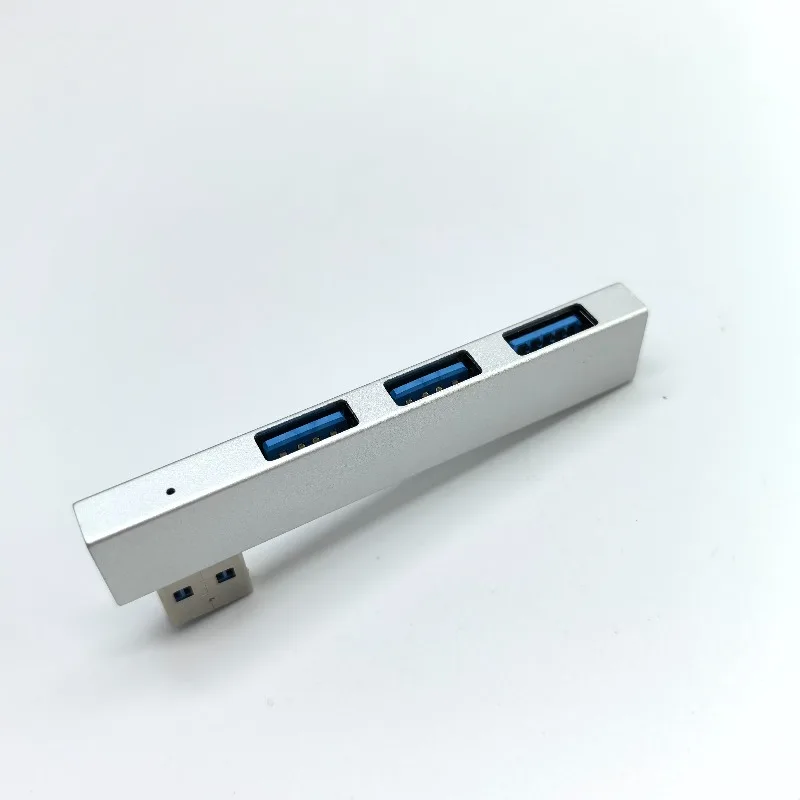 Hub USB Lateral Izquierdo/Derecho con 1 Puerto 3.0 y 2 Puertos 2.0, Expansor para Laptop, Impresora, Memoria USB, Disco Duro Móvil, Computadora Portátil