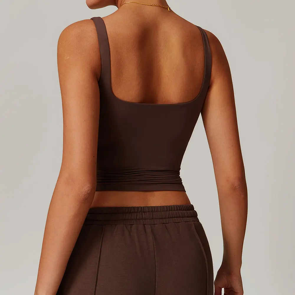 Sujetador deportivo transpirable, top de fitness antisudor, sujetador de yoga para mujer, top corto a prueba de golpes, sujetador deportivo de alta resistencia, top para entrenamiento en el gimnasio