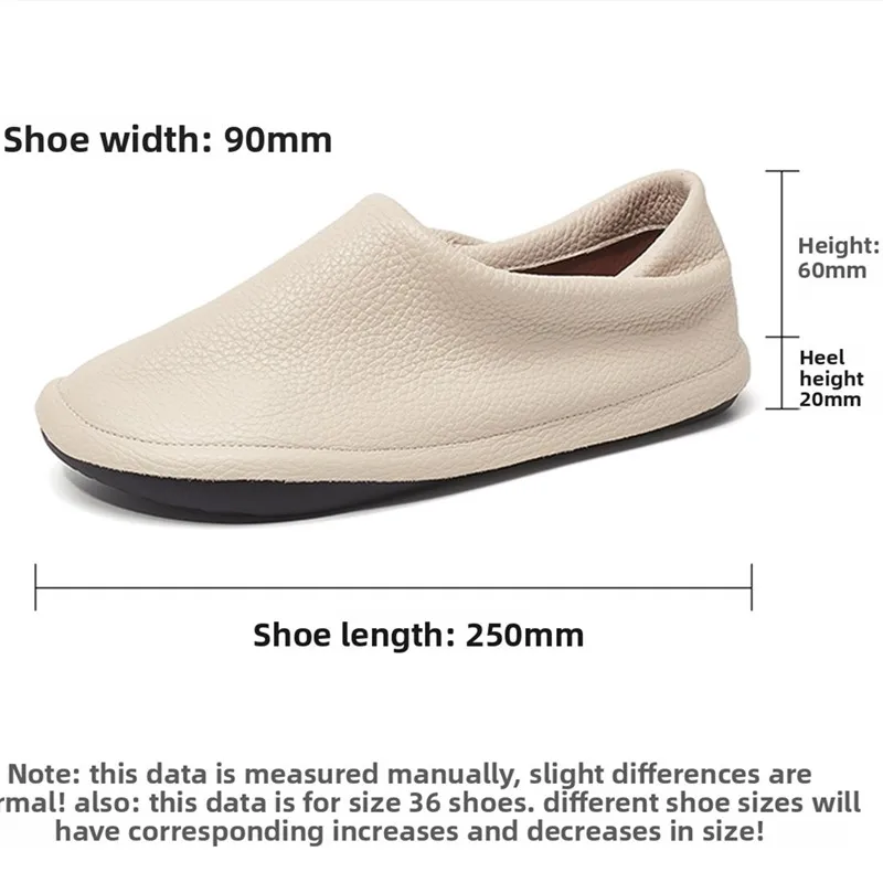 Zapatos de Cuero para Mujer, Piel de Vacuno de Primera Calidad, Estilo 2026, Zapatos Planos, Zapatos de Trabajo Cómodos para Mujer