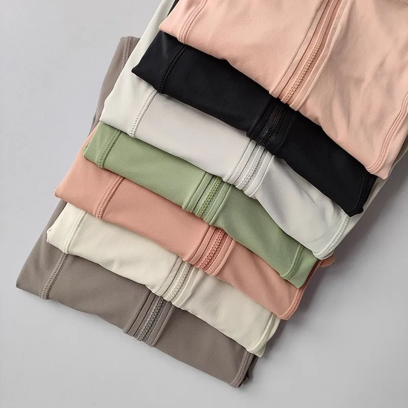 Chaquetas con capucha para correr para mujer, abrigo de ciclismo, ropa de Yoga, camisa para trotar, medias finas, ropa deportiva para exteriores