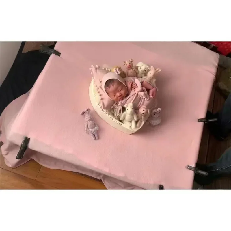 Kit de Accesorios para Fotografía de Bebés Recién Nacidos de Cien Días, Atrezzo Auxiliar para Sesiones Fotográficas en Estudio