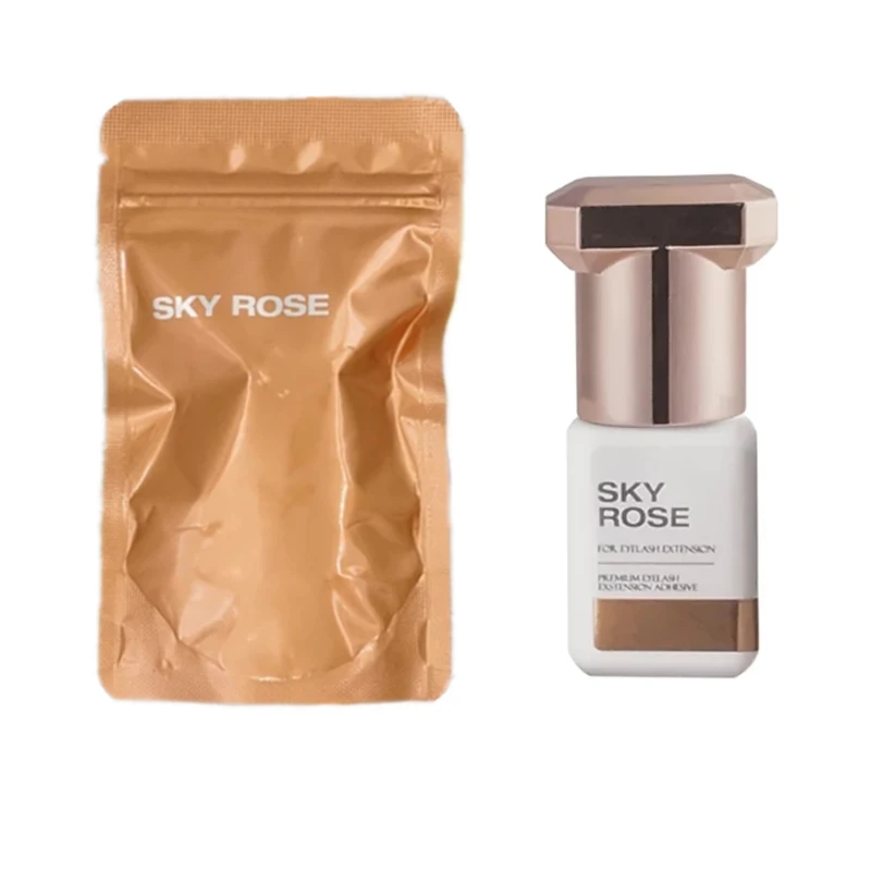 SKY Rose-pegamento para extensiones de pestañas, pegamento Original de Corea de secado rápido, herramientas de maquillaje, venta al por mayor, 2/5/10 botellas