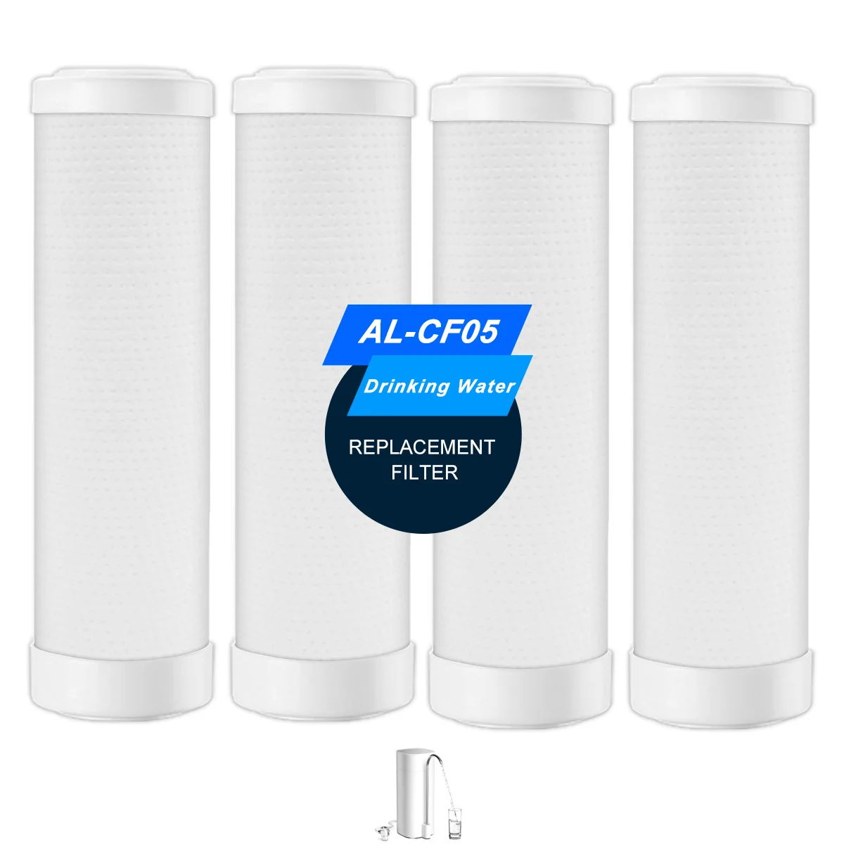Reemplace el filtro para ALTHY AL-CF05 grifo de encimera filtro de agua potable purificador sistema de ultrafiltración