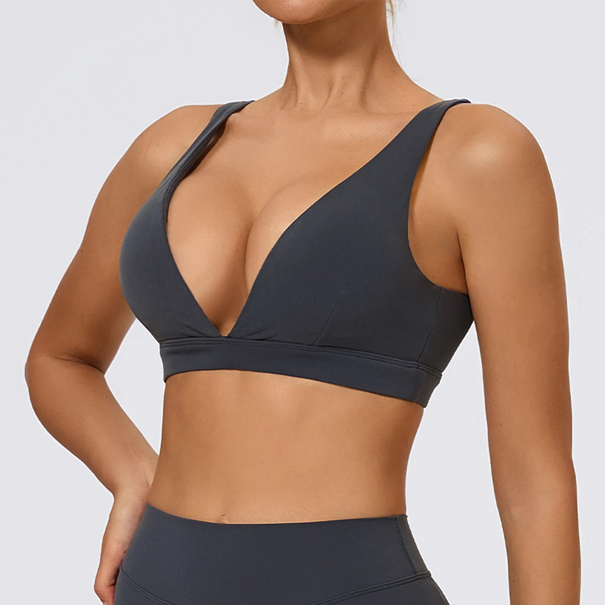 Hearuisavy Sujetador Deportivo Push-Up de Verano para Gimnasio y Yoga, Top Femenino Transpirable de Alto Impacto para Correr y Entrenar