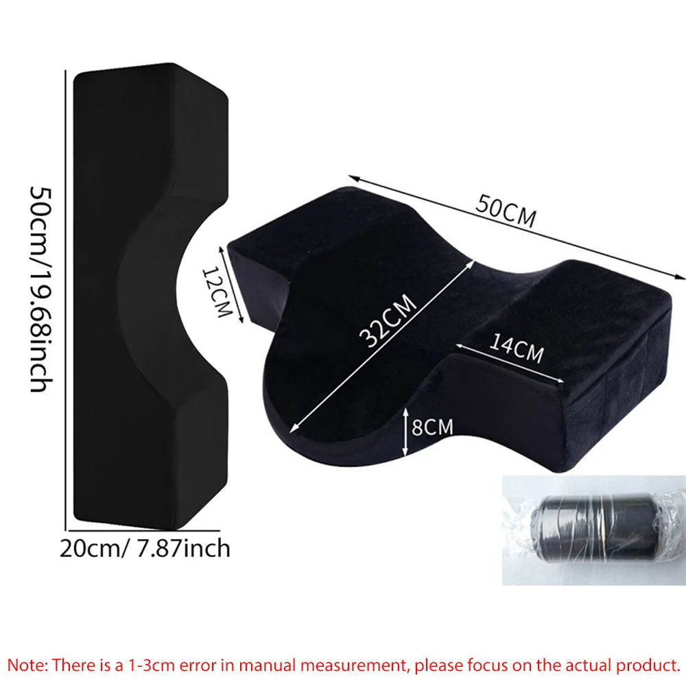 Almohada en forma de U para extensión de pestañas, almohada curva de espuma viscoelástica, reposacabezas ergonómico con soporte para el cuello, herramientas para salón de belleza