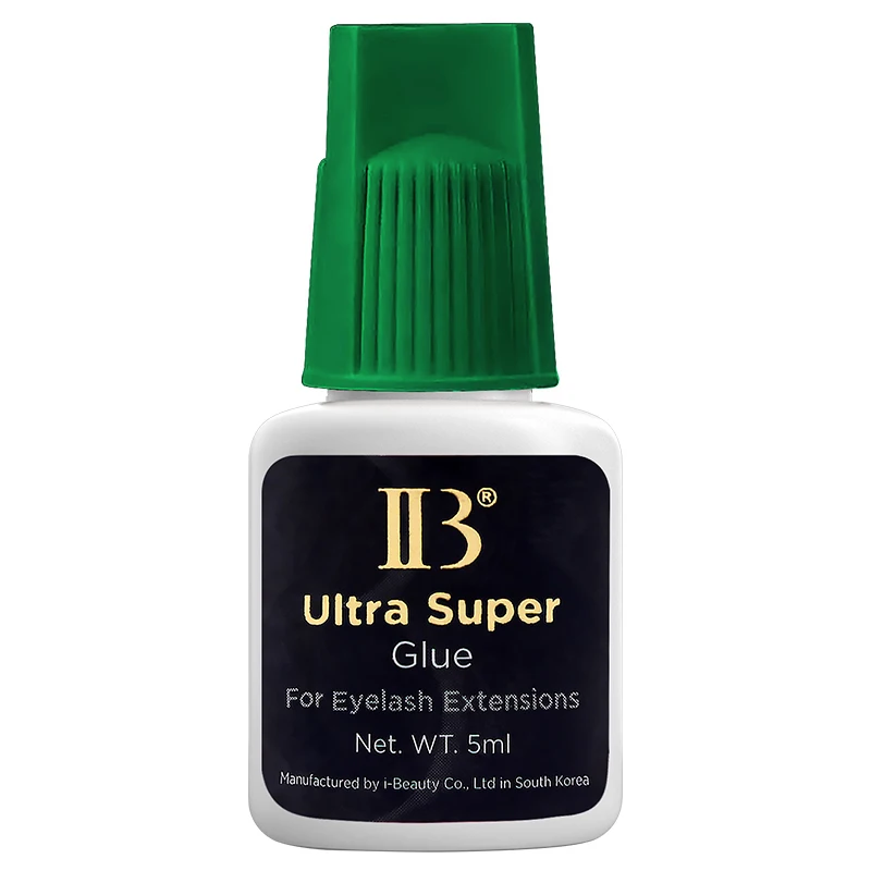Pegamento IB Ultra Super Original de Corea para extensiones de pestañas, 5ml, profesional, IB, pegamento con tapa verde, herramientas de maquillaje adhesivas para pestañas postizas
