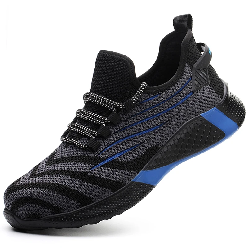 Zapatos de seguridad de talla grande 49 50 para hombres y mujeres, zapatos de trabajo antigolpes, zapatos protectores antipinchazos, zapatillas con punta de acero, zapatos para hombres