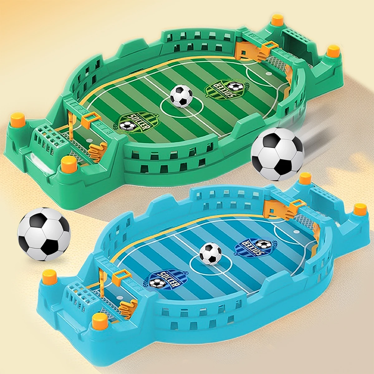 Minijuego interactivo de mesa de fútbol, juegos deportivos de competición, Catapulta de escritorio para juego familiar