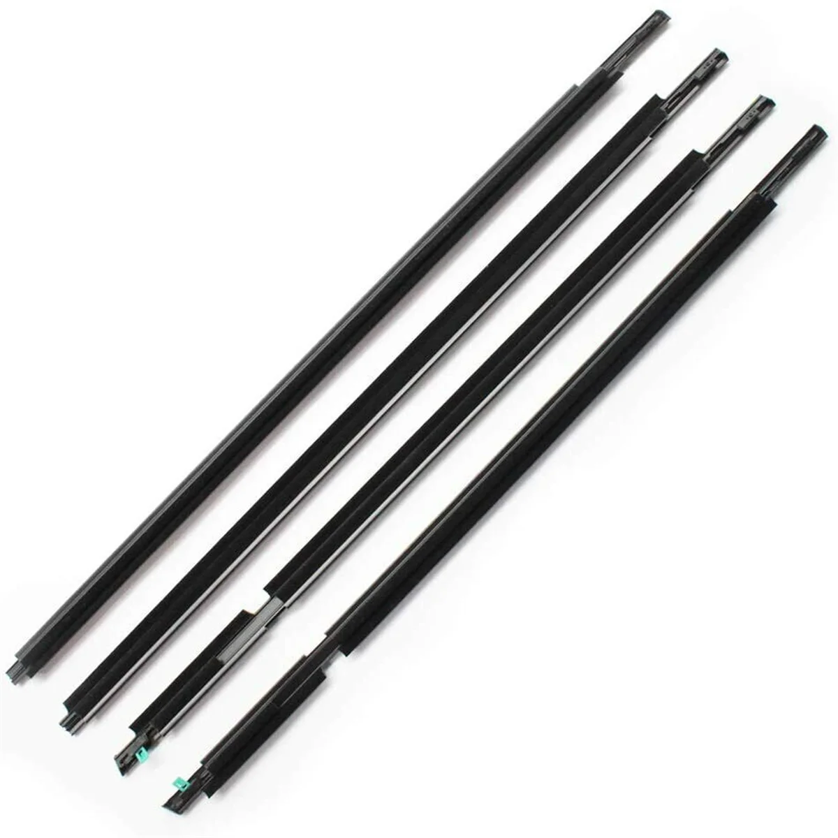 Burlete de goma para ventanas exteriores de coche, 4 Uds., para Toyota Land Cruiser Prado 120 Series 2003-2009 Lexus GX470 2003-2009, tira de sellado