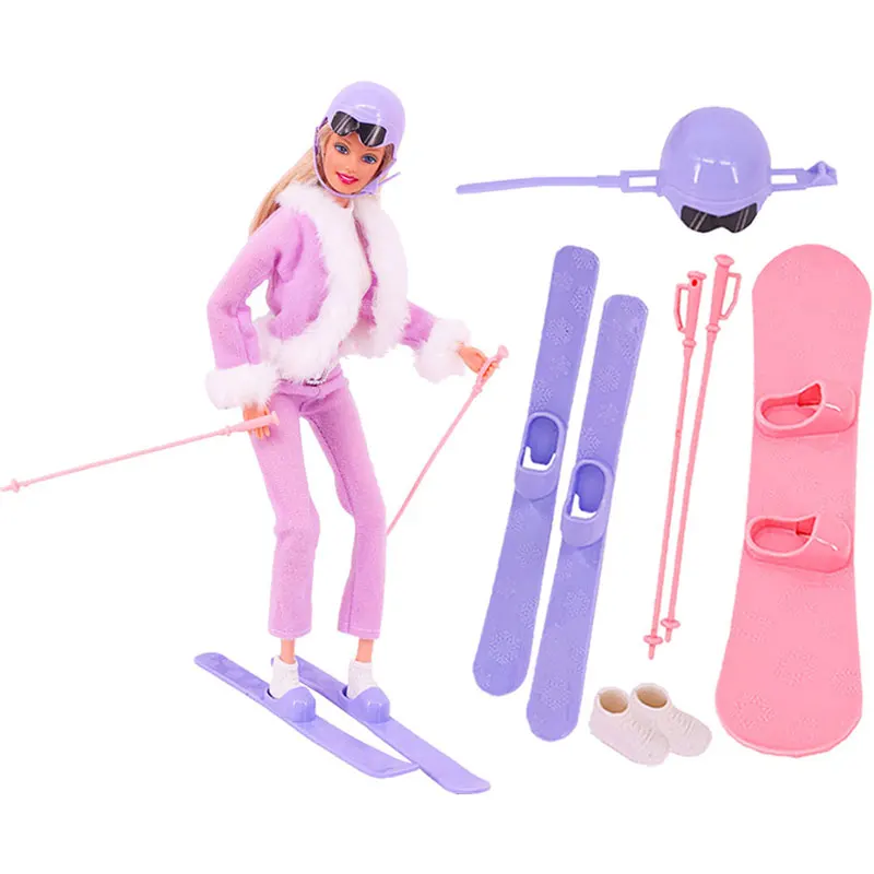 Muebles para Barbiees, accesorios de ropa para muñecas, espejo de cama 1/6, decoración para casa de muñecas, accesorios para muñecas Bjd, casco de comida para Barbies