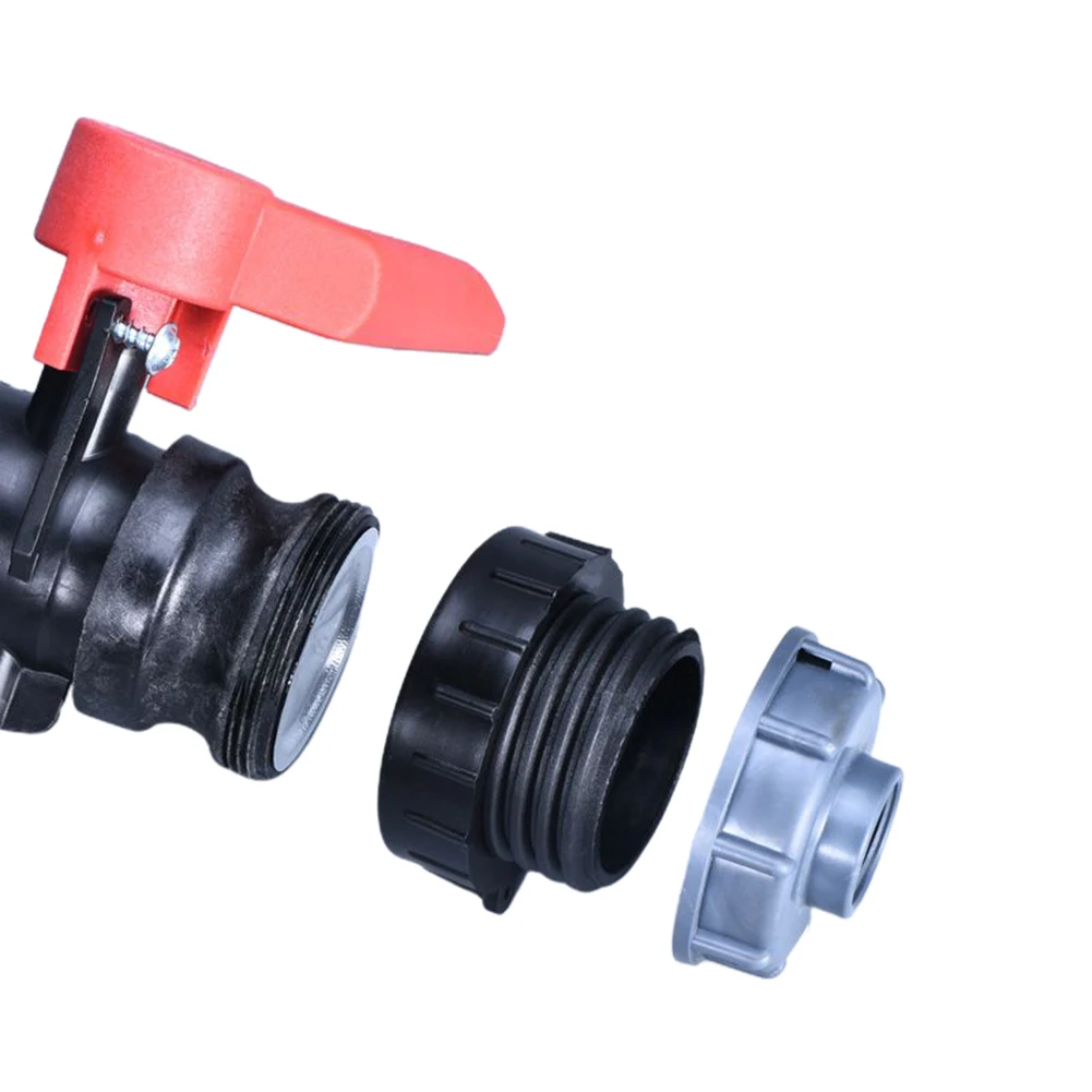 Adaptador de tanque de agua IBC para válvula Schutz, rosca fina de 62mm a accesorios gruesos de 54mm, conector de tapa de jardín para barriles Ton/IBC, 1 Uds.