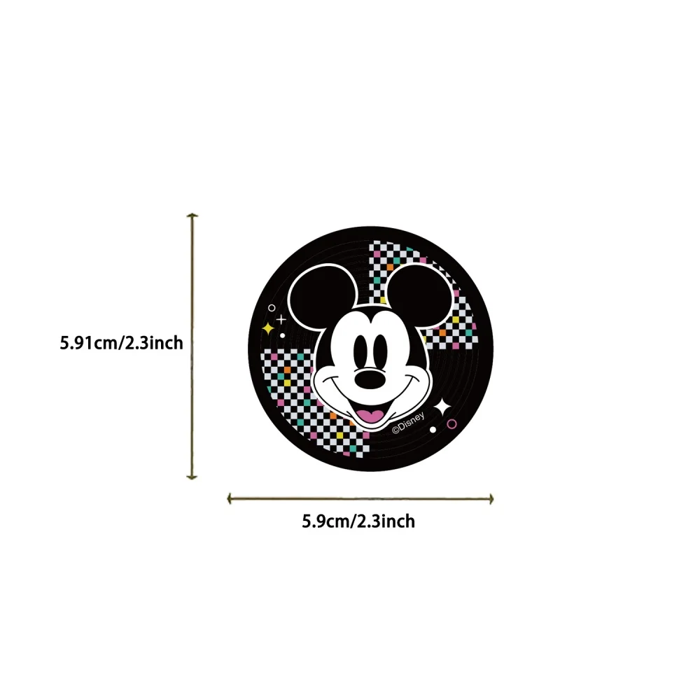 50 Pegatinas de Vinilo Oficiales de Disney Mickey Mouse, Resistentes al Agua, Regalos de Dibujos Animados para Botellas de Agua, Portátiles y Parachoques