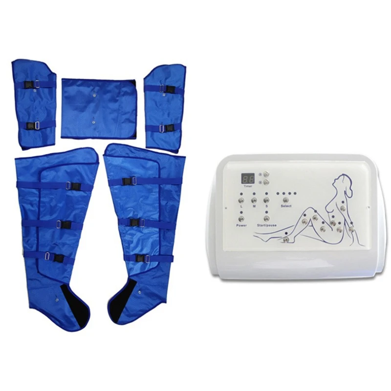 Máquina de Presoterapia de Drenaje Linfático por Presión de Ondas de Aire, Terapia de Vacío, Relajación Muscular, Masaje Corporal de Piernas y Cintura, Compresión de Aire