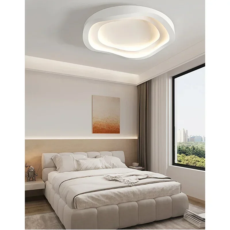 Luces de Techo Minimalistas para Dormitorio, Lámpara LED Moderna para Techo, Luz Creativa y Personalizada para Dormitorio Principal