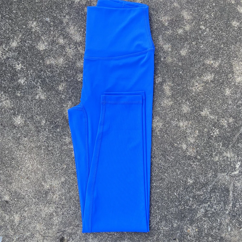Mallas deportivas de Yoga de 25 "con bolsillos, mallas de cintura alta para gimnasio para mujer, pantalones de Yoga suaves para Fitness de talla grande, pantalones de entrenamiento para correr
