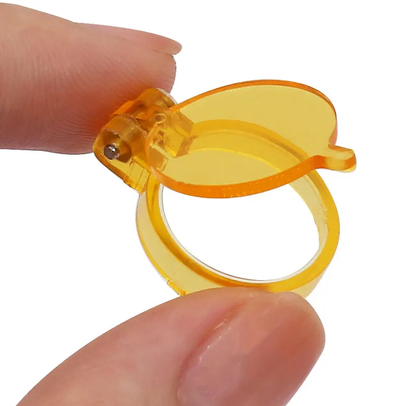 Filtro amarillo para faro LED, lupas dentales, útil iluminación de laboratorio, accesorios de lupa Binocular óptica