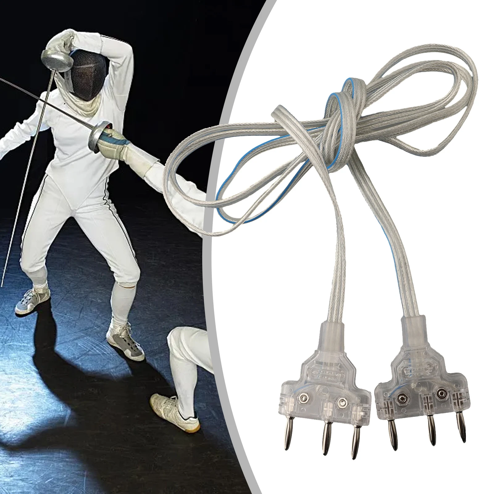 Cables para el cuerpo Epee, materiales flexibles de alta calidad, nuevos cables para el cuerpo Epee, cuerdas para el cuerpo de esgrima, alambre para esgrima Epee