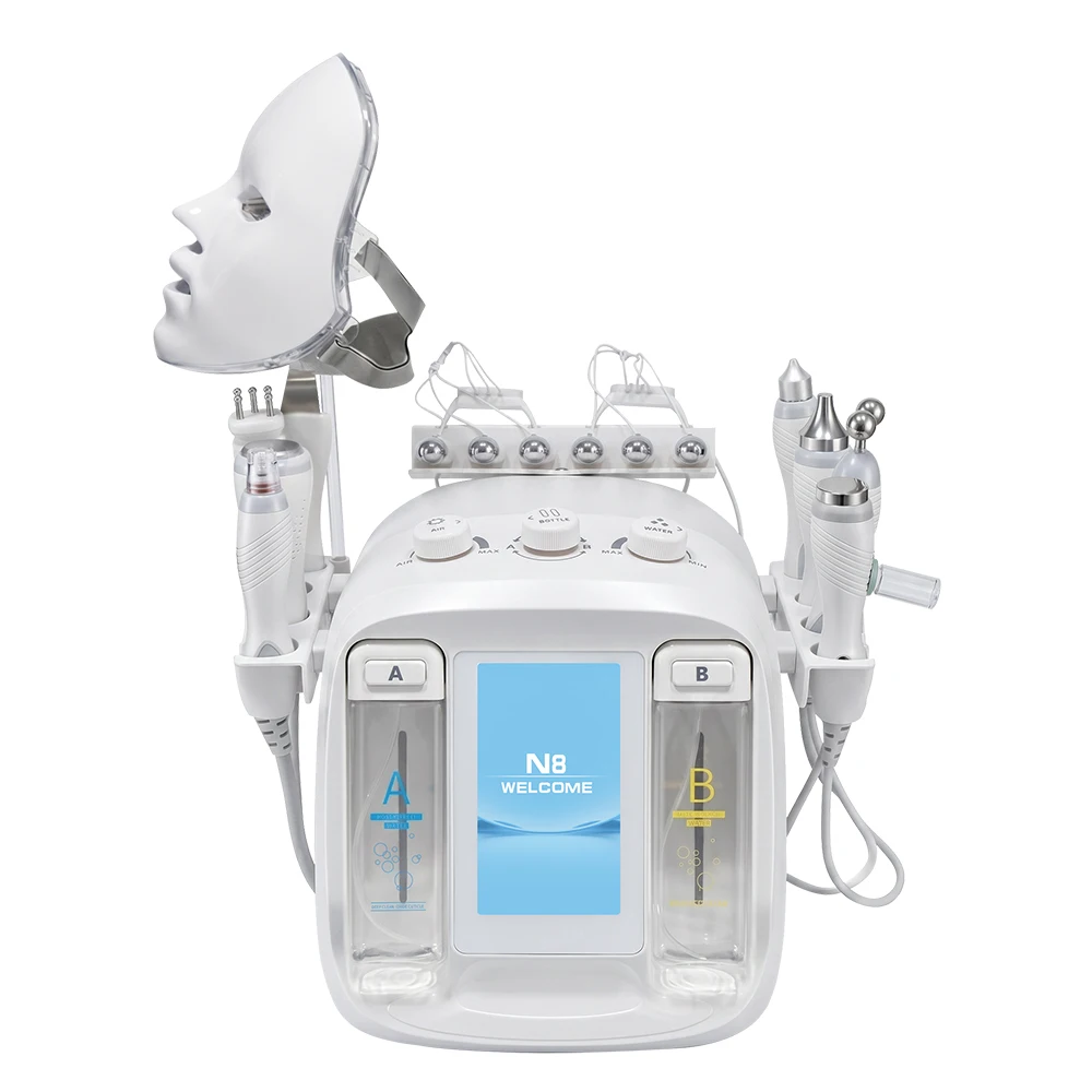 Máquina Multifuncional AOKO, Gran Venta, Cuidado Facial con Oxígeno e Hidroterapia, Limpieza de la Piel, 10 en 1