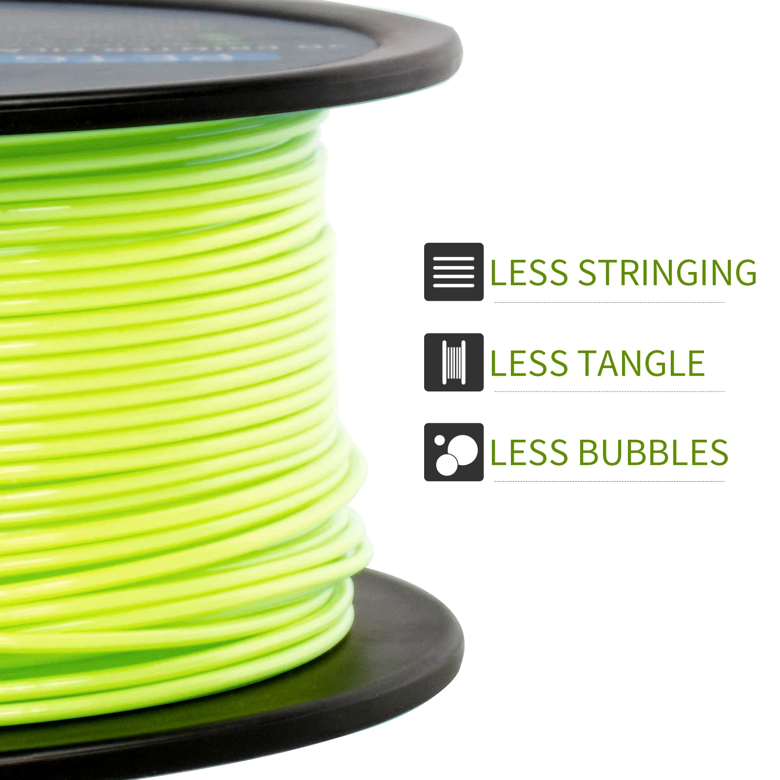 Geeetech 2 Rollos de Filamento PETG de 1.75mm +/-0.02MM, Hilo de Impresión 3D, Plástico Colorido, Almacenes Locales para la Mayoría de las Impresoras 3D FDM