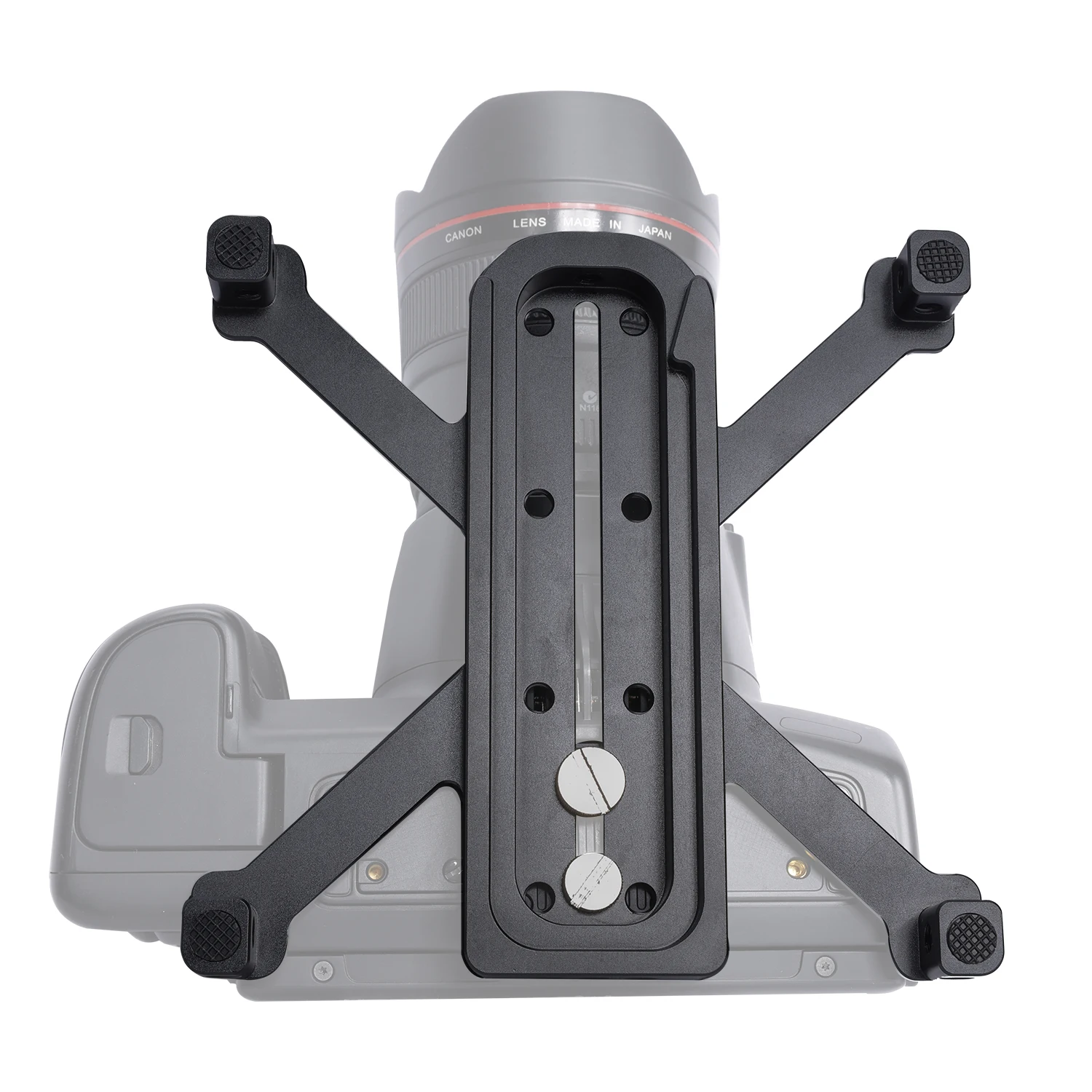 Niceyrig-placa base cuadricada Manfrotto, soporte para cámara DSLR, colocación horizontal, Compatible con trípodes Manfrotto