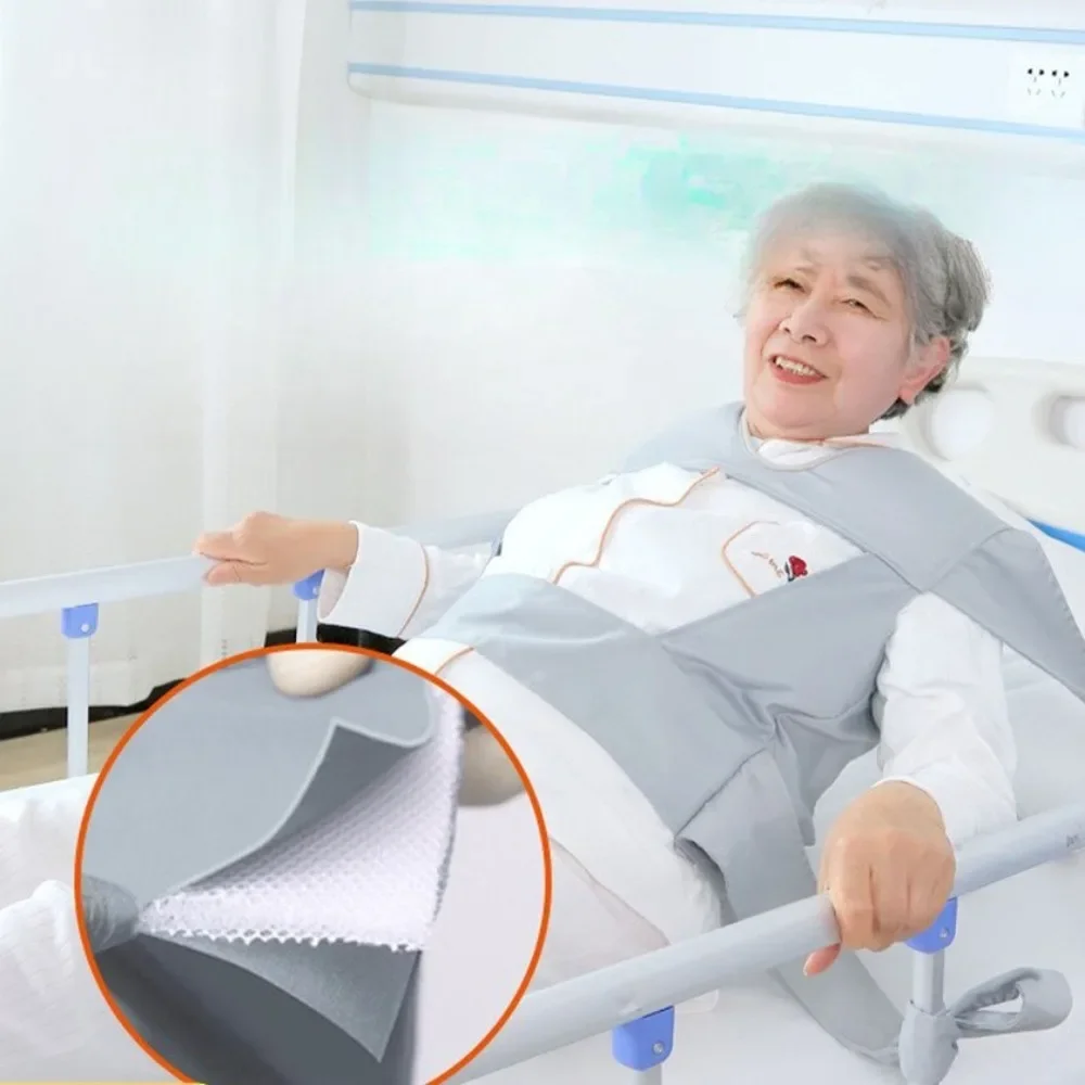 Chaleco de sujeción para pacientes mayores, cinturón de sujeción para personas encamadas, paralizadas, atadas, traje de sujeción para silla de ruedas, cinturones de fijación seguros.