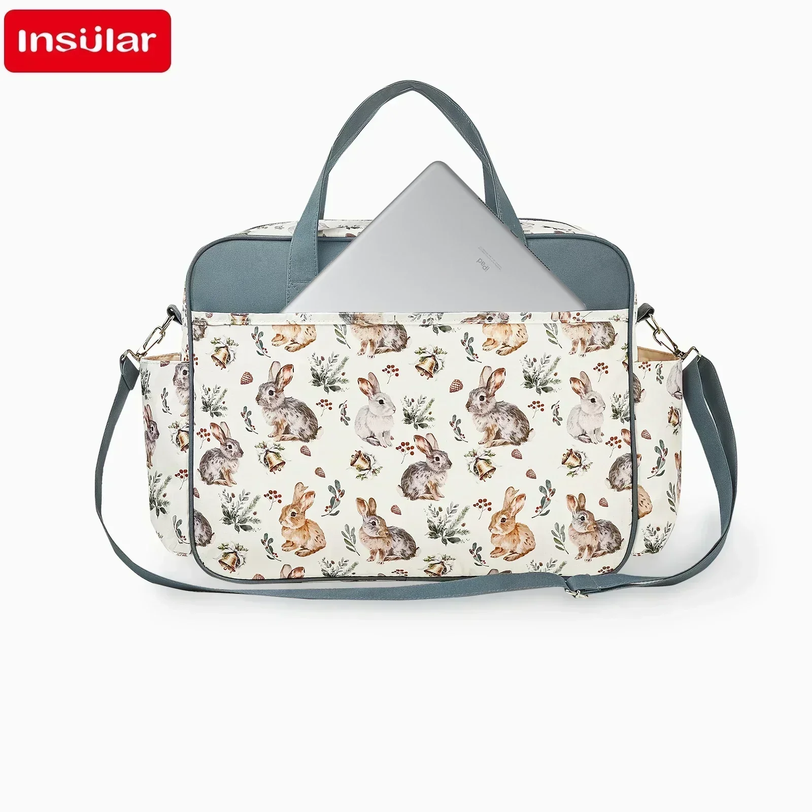 Bolsa de pañales de mamá para bebés, organizador de gran capacidad, impermeable, de gran apertura, bandolera de mensajero de viaje, bolsa de pañales para bebés