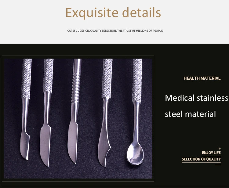 Juego de 10 Espátulas Dentales, Cuchillo para Yeso, Herramienta Práctica y Versátil para Tallar Cera Dental, Instrumentos de Odontología