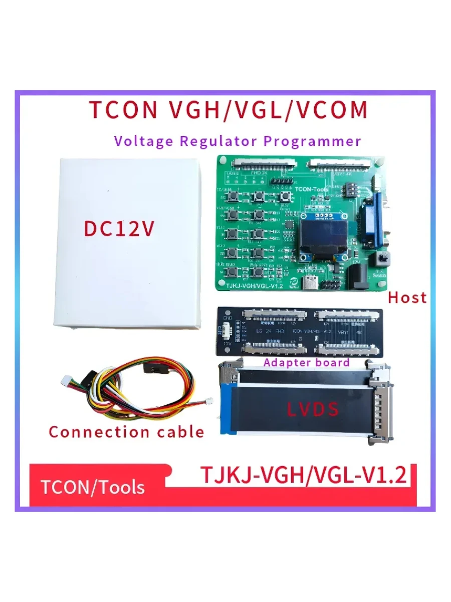 Programador de regulación de voltaje TJKJ-VGH VGL-V1.2 tcon vgh vgl vcom
