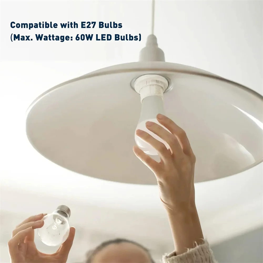 Soporte de Base de lámpara de 1,8 M, Cable de alimentación E26 E27, colgante para UE/EE. UU., adaptador de Cable de enchufe de accesorio de iluminación LED con Cable de interruptor
