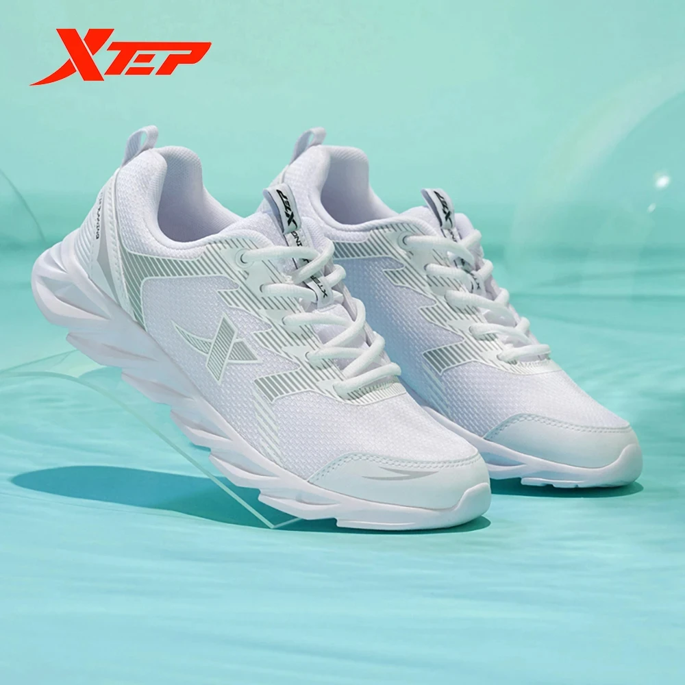 Xtep, zapatillas para correr para mujer, nuevas zapatillas ligeras de moda para mujer, zapatos deportivos con amortiguación transpirable para mujer 879318110073