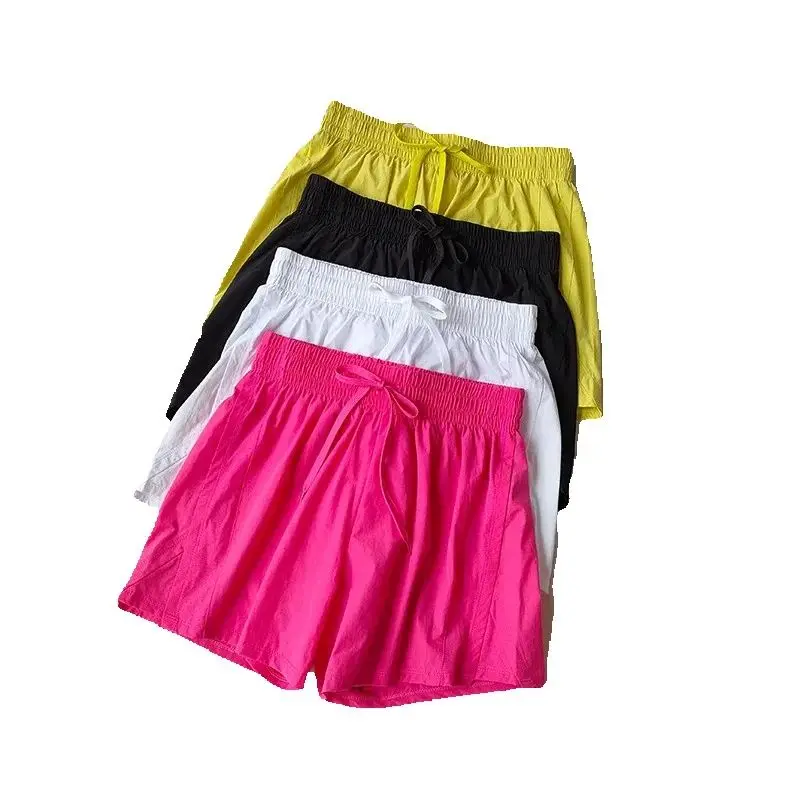 Pantalones cortos de Yoga para correr altos de verano para mujer, pantalones cortos de Control para correr, pantalones cortos de ocio 2 en 1, pantalones cortos de ciclismo, pantalones cortos deportivos
