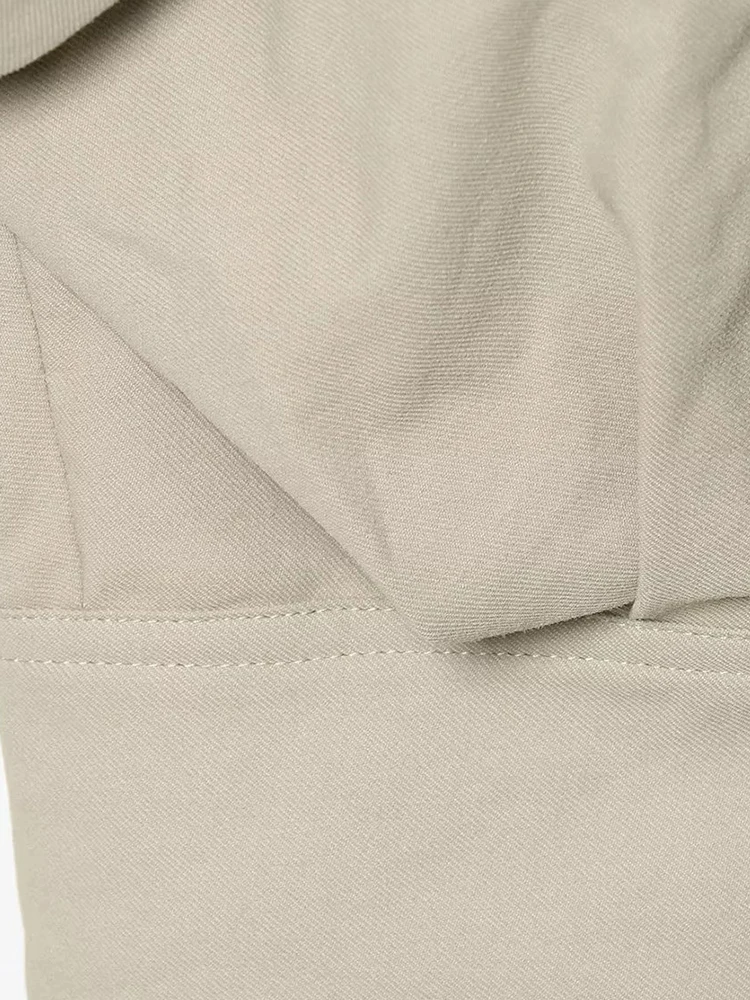 Chaqueta corta con capucha y cremallera para mujer, chaqueta corta con cordón elástico en el dobladillo, manga larga, holgada, informal, cortavientos, ropa exterior para mujer ﻿
