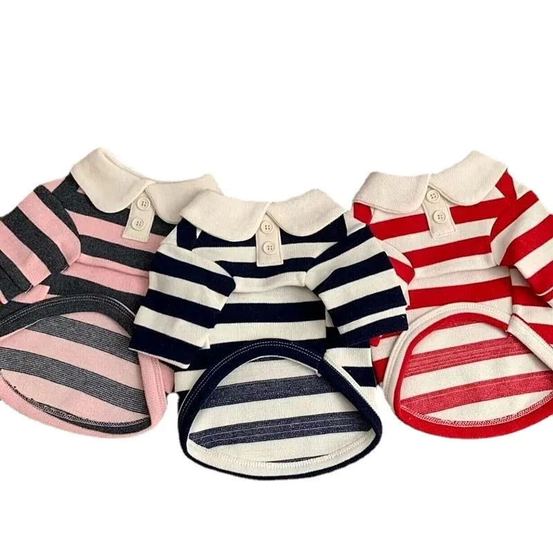Polo de verano para perros, ropa para cachorros, Bichon Frise, Chihuahua, sudadera a rayas para perros, chaleco refrescante para perros pequeños y medianos