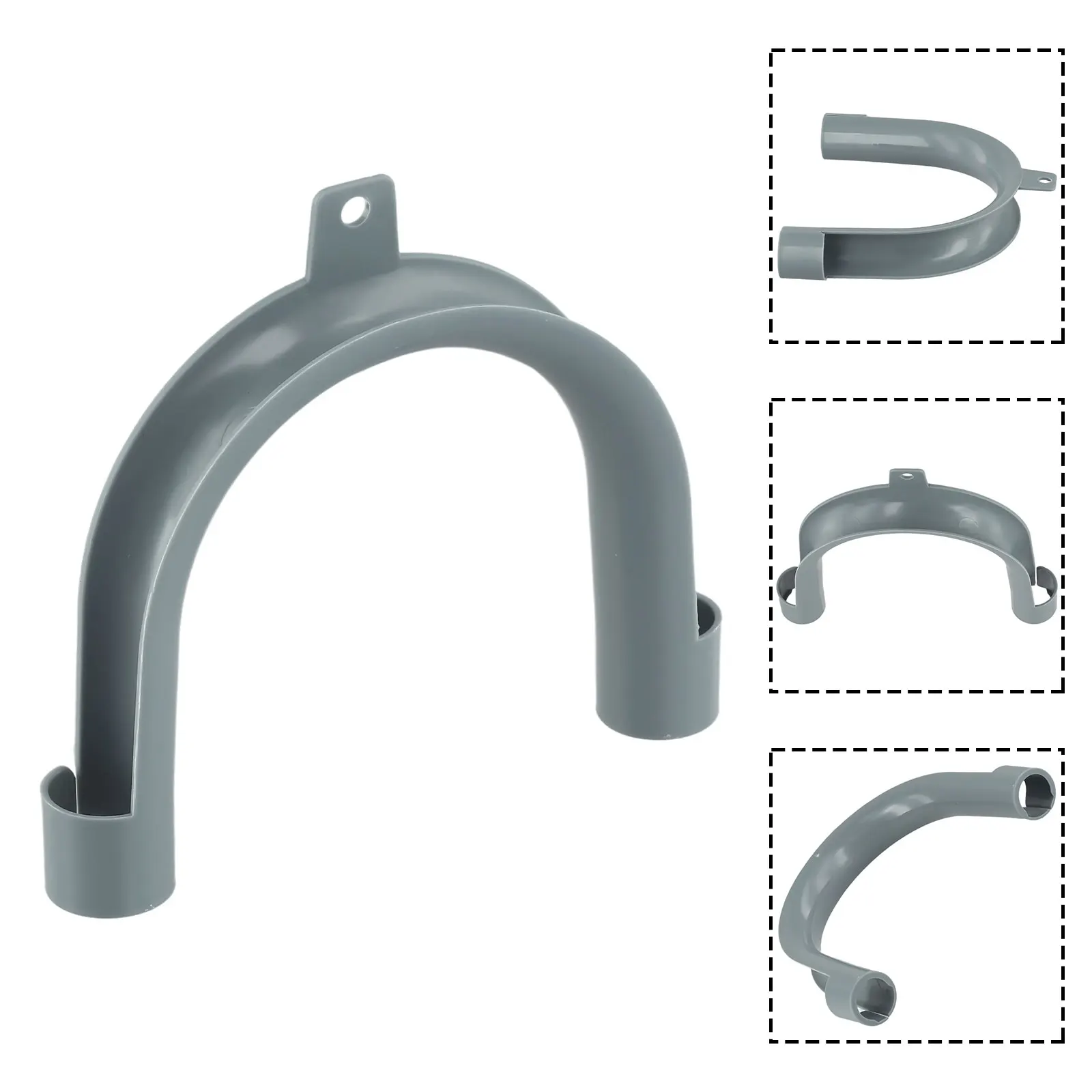 Gancho de manguera de drenaje Universal, soporte de manguera de drenaje para lavadora en forma de U, Clip de tubo de salida para colgar las mangueras de drenaje, 1 piezas