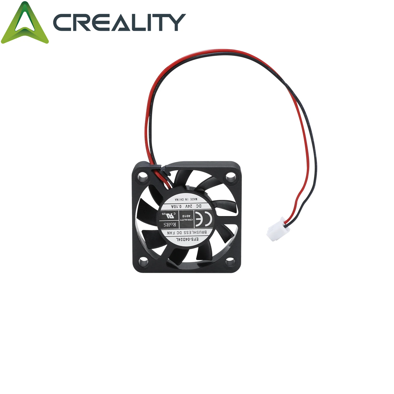 Ventilador Creality 4010 de 24V, Silencioso, Sin Escobillas, para Impresora 3D, 300mm, con Rodamiento de Aceite Axial, 40mmx40mmx10mm, para Ender-3 V2 Ender3