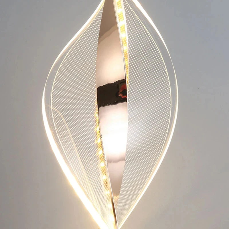 Lámpara colgante geométrica acrílica moderna, iluminación Led para dormitorio, sala de estar, restaurante, decoración del hogar