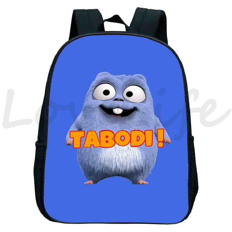 GRIZZY AND THE LEMMINGS mochila para niños y niñas, mochilas escolares de guardería, morral de oso de dibujos animados