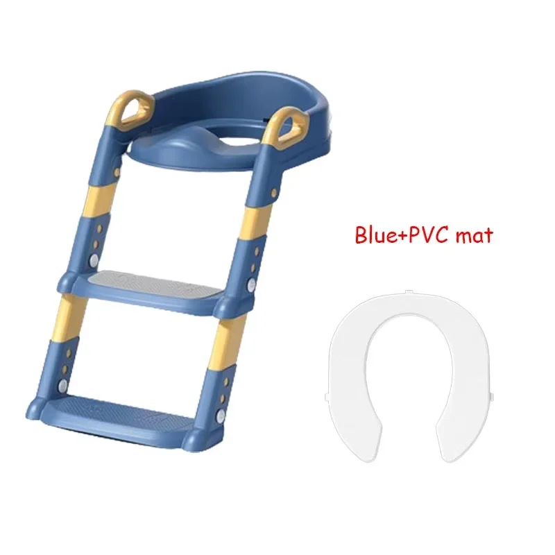 Inodoro escalonado para niños y niñas, taburete de pie plegable para entrenamiento, anillo de asiento de inodoro, herramienta asistida escalonada, nuevo