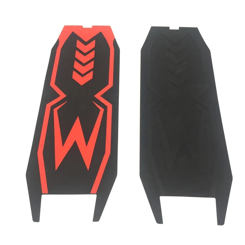 Tapete rojo de silicona Original Kaabo para Mantis Kickscooter, almohadilla negra para pie, pegatina para accesorios para patinete eléctrico Kaabo Mantis