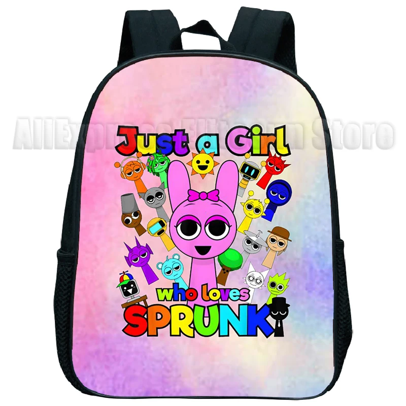 Sprunki Mochila para niños de guardería Incredibox Mochila de dibujos animados para niños y niñas Mochila Infantil Mini mochilas para niños