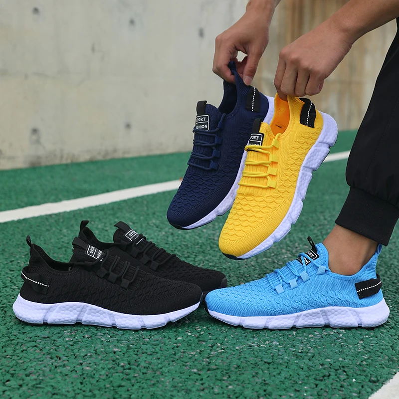 Zapatillas deportivas de moda para hombre, zapatillas ligeras transpirables para correr, novedad de 2025, zapatillas informales para caminar para hombre y mujer, Tenis femeninos