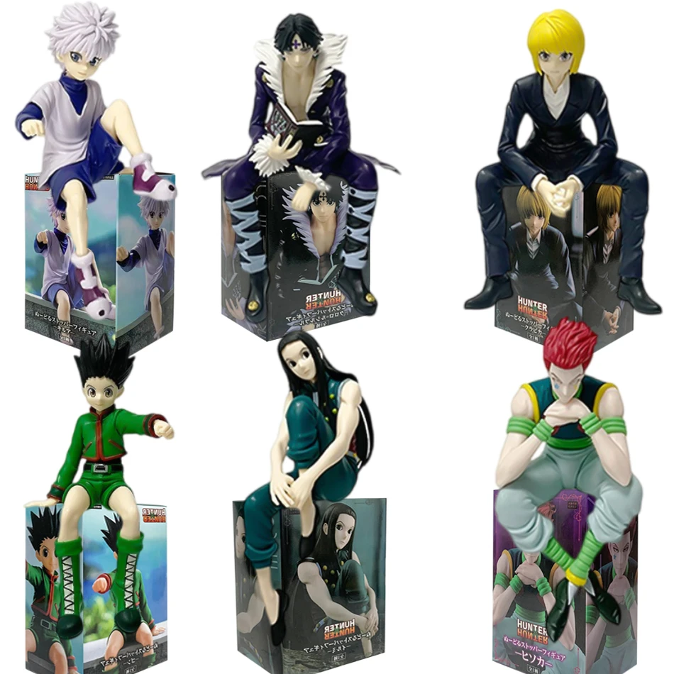 Anime Hunter x Hunter figuras de juguete 11-14cm Gon Freecss Alluka Zoldyck figura de acción Chrollo Lucilfer/Kurapika PVC modelo muñeca regalo