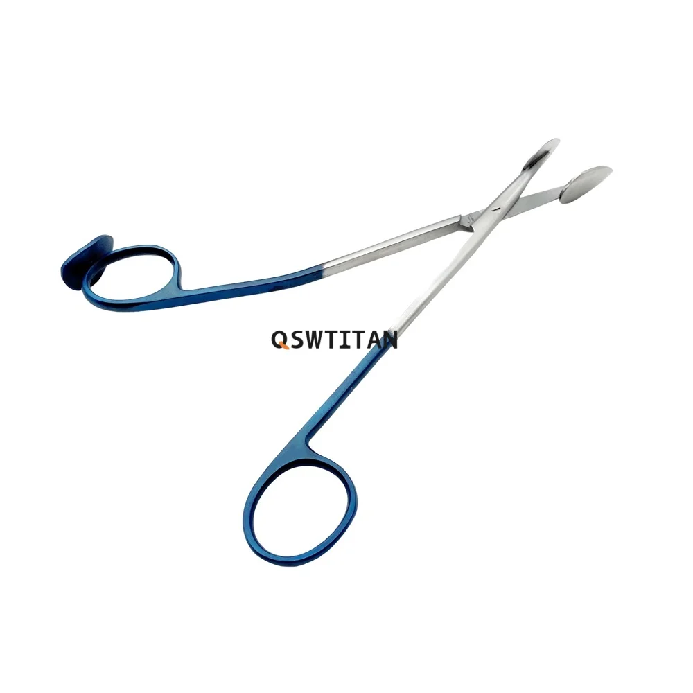 Tijeras separadoras de punta de cuchara de Trepsat recto de 19cm para instrumentos quirúrgicos de precisión de cirugía plástica